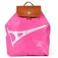 Sacs A Main Boutique Longchamp Paris pas cher en lignes Tour-Eiffel Rose